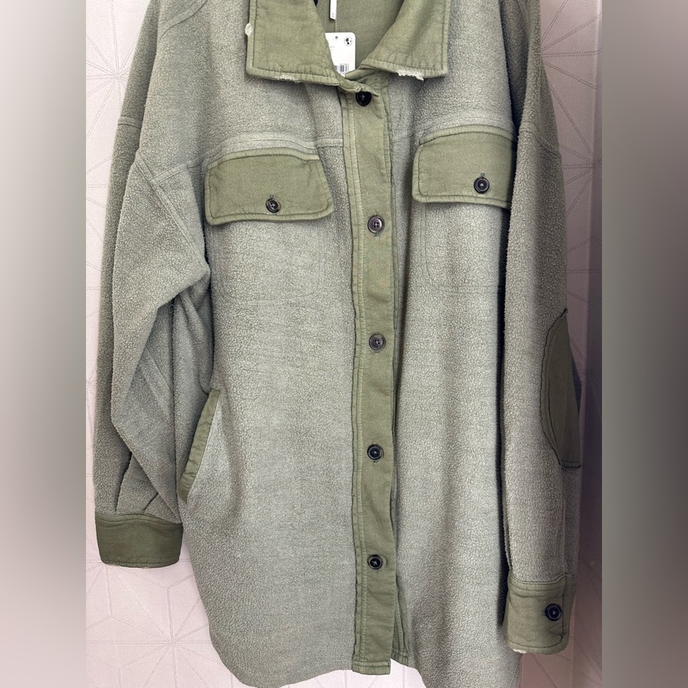 FP NWT Free People Ruby Jacket Shacket - Picture 3 of 4